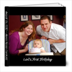 8x8 Lexi s First Birthday - 8x8 Photo Book (20 pages)