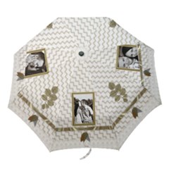 Golden Dreams Folding Umbrella