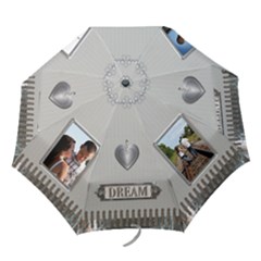 Silver Expressions Folding Umbrella