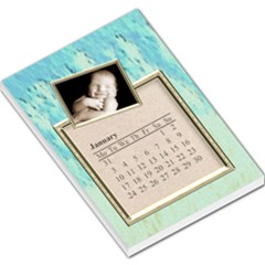 Calendar January large memo pad - Large Memo Pads