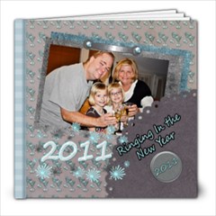bringing in the New year template book - 8x8 Photo Book (20 pages)
