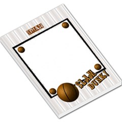 basket ball notepad lg - Large Memo Pads