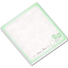 Green Small Memopad Template - Small Memo Pads