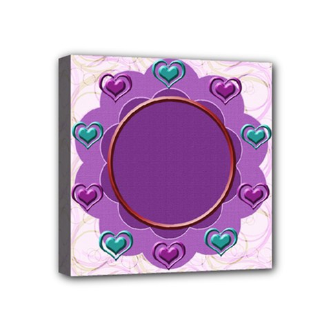 Heart U  4x4 streched canvas - Mini Canvas 4  x 4  (Stretched)