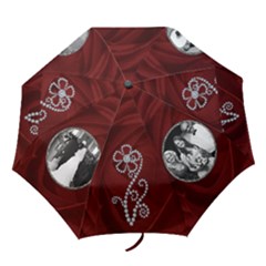 Red Romance Folding Umbrella