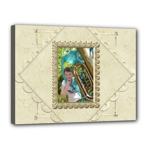 Damask Marble 16 x 12 stretched canvas - Canvas 16 x 12 (Stretched) Damask Marble 16 x 12 stretched canvas - Canvas 16 x 12 (Stretched)