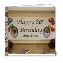80th - 6x6 Photo Book (20 pages)