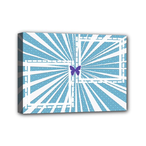 Butterfly 7x5 streched canvas - Mini Canvas 7  x 5  (Stretched)