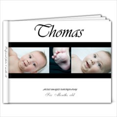 tommy 6months - 9x7 Photo Book (20 pages)