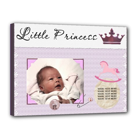 Little Princess 16x12 Stretched Canvas - Canvas 16  x 12  (Stretched)