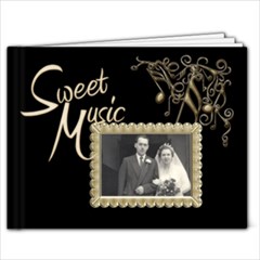 Sweet Music Wedding Brag Book  New 7 X 5