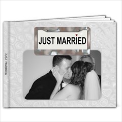 Just Married 9x7 Photo Book - 9x7 Photo Book (20 pages)