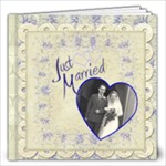 Just Married 12 x 12 Wedding Album - 12x12 Photo Book (20 pages)