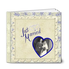 Just Married 6 x 6 Deluxe Wedding Album - 6x6 Deluxe Photo Book (20 pages)