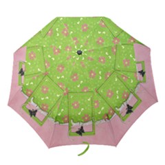 Spring Green & Butterfly- folding umbrella Spring Green & Butterfly- folding umbrella