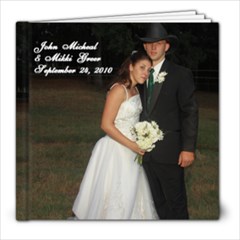 John Michael & Mikki Wedding Album - 8x8 Photo Book (39 pages)