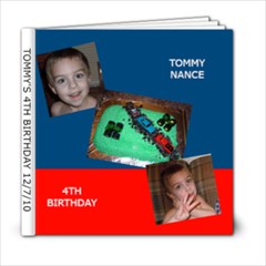 TOMMY S 4TH BIRTHDAY 2010 - 6x6 Photo Book (20 pages)