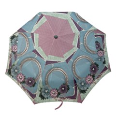 Love/Flowers Folding Umbrella 