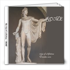 80 PAGE BOOK ON ROME - 8x8 Photo Book (80 pages)