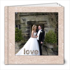 Classic Marble 8 x 8 30 page wedding album - 8x8 Photo Book (30 pages)