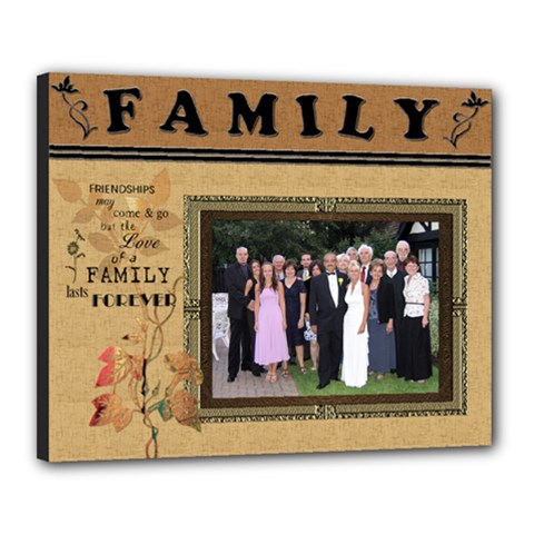 Family 20x16 Stretched Canvas - Canvas 20  x 16  (Stretched)