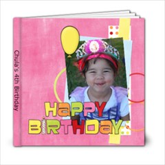 Chulas 4th Bday Book - 6x6 Photo Book (20 pages)