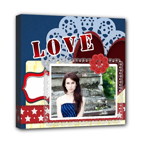 lOVE - Mini Canvas 8 x 8 (Stretched) lOVE - Mini Canvas 8 x 8 (Stretched)