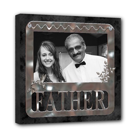 Father 8x8 Stretched Canvas