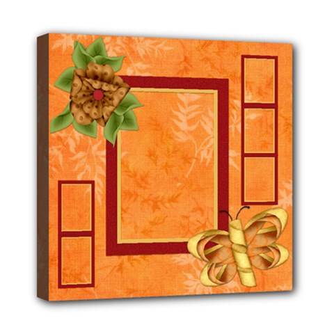 Tangerine Breeze 8x8 Canvas 1 - Mini Canvas 8  x 8  (Stretched)