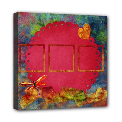 Tye Dyed 8x8 Canvas 1 - Mini Canvas 8 x 8 (Stretched) Tye Dyed 8x8 Canvas 1 - Mini Canvas 8 x 8 (Stretched)