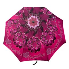 Memories1 hot pink Folding Umbrella