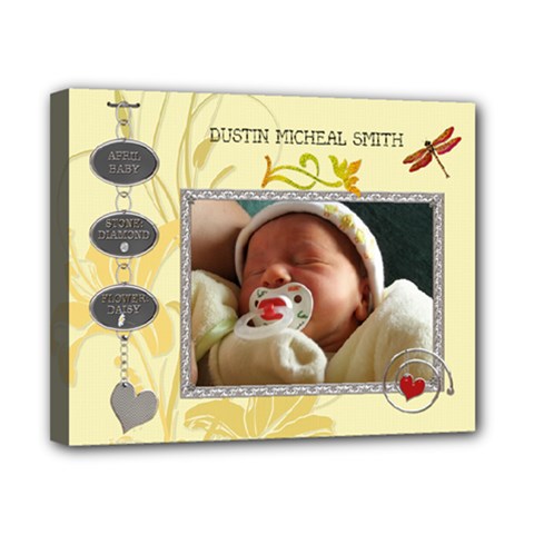 April Baby 10x8 Stretched Canvas - Canvas 10  x 8  (Stretched)