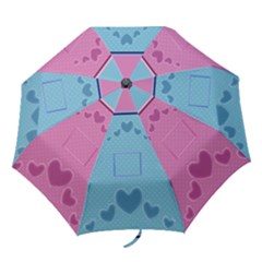 Hearts umbrella - Folding Umbrella