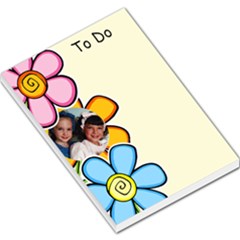 Flower To Do Large Memo Pad - Large Memo Pads