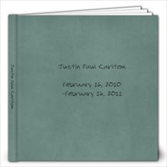 Justin s First Year - 12x12 Photo Book (20 pages)