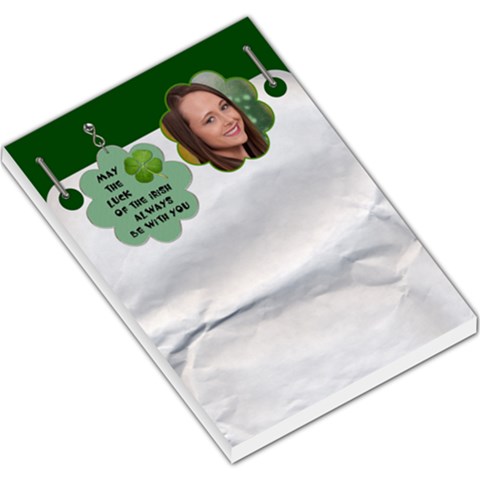 Luck Of The Irish Large Memo Pad By Lil
