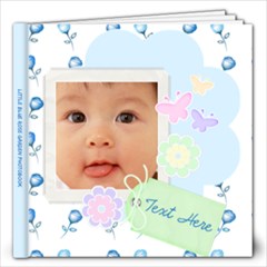Little Blue Rose Garden 12 x 12 Photobook - 12x12 Photo Book (20 pages)