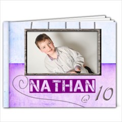 Nathan@10  9 x 7 20 page photobook - 9x7 Photo Book (20 pages)
