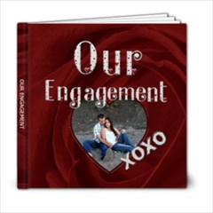 Our Engagement 6x6 Photo Book - 6x6 Photo Book (20 pages)
