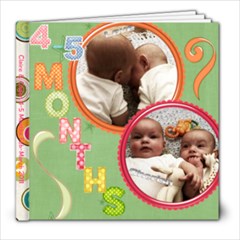Claire & Caden 4-5 Months - 8x8 Photo Book (20 pages)