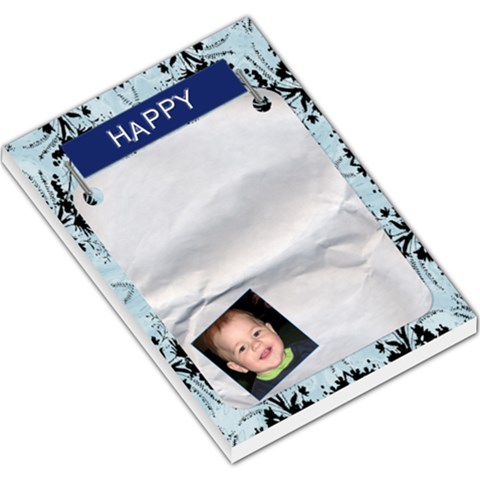 Happy Large Memo Pad By Lil