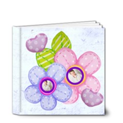 Hearts & Flowers 4 x 4 deluxe 20 page all occasion album - 4x4 Deluxe Photo Book (20 pages)
