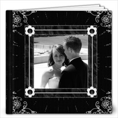 Black and White Elegant 20 Pg 12x12 Photo Book - 12x12 Photo Book (20 pages)