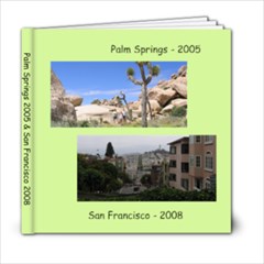Palm Springs & San Fran - 6x6 Photo Book (20 pages)