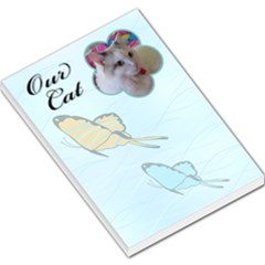 Our cat large Memo Pad - Large Memo Pads