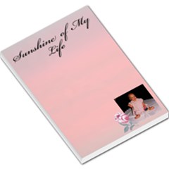 Sunshine of my life Large Memo Pad - Large Memo Pads Sunshine of my life Large Memo Pad - Large Memo Pads
