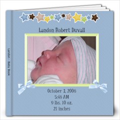 Landon 1st year - 12x12 Photo Book (40 pages)