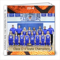 Basketball 2011 Graduation Book - 8x8 Photo Book (20 pages)