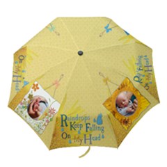 Spring Raindrops Folding Umbrella