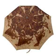 leather map umbrella  - Folding Umbrella